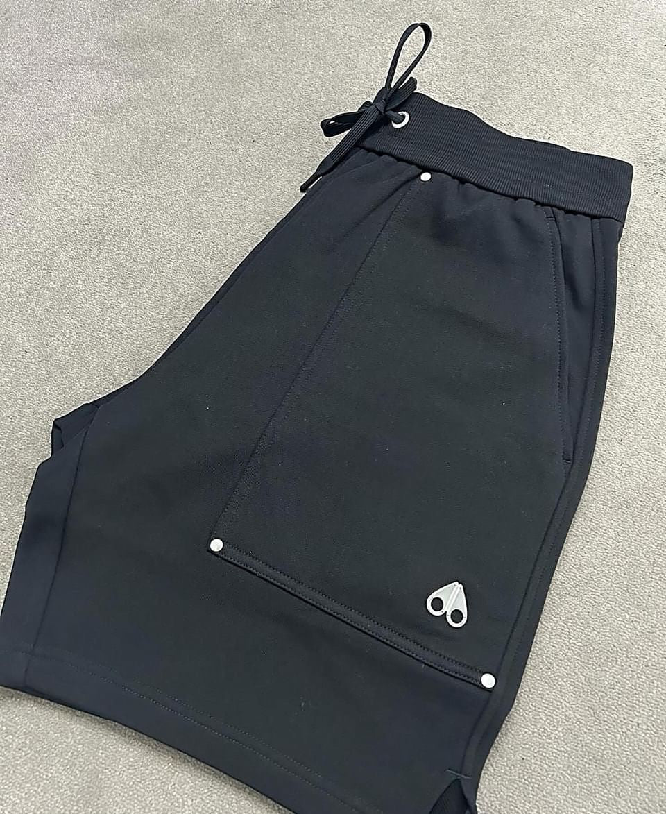 Moose Knuckles Black Cotton Shorts