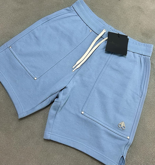 Moose Knuckles Blue Cotton Shorts