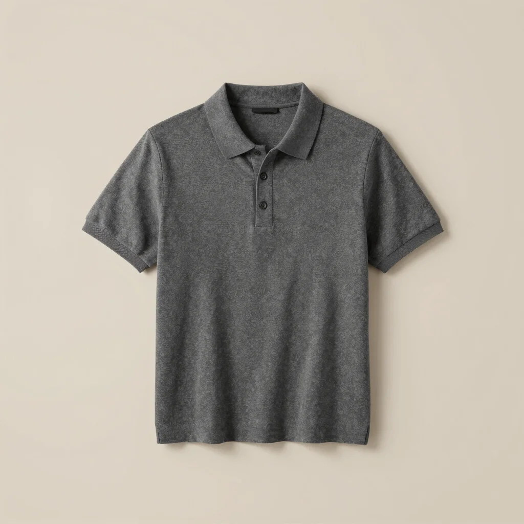 Textured Cotton Polo